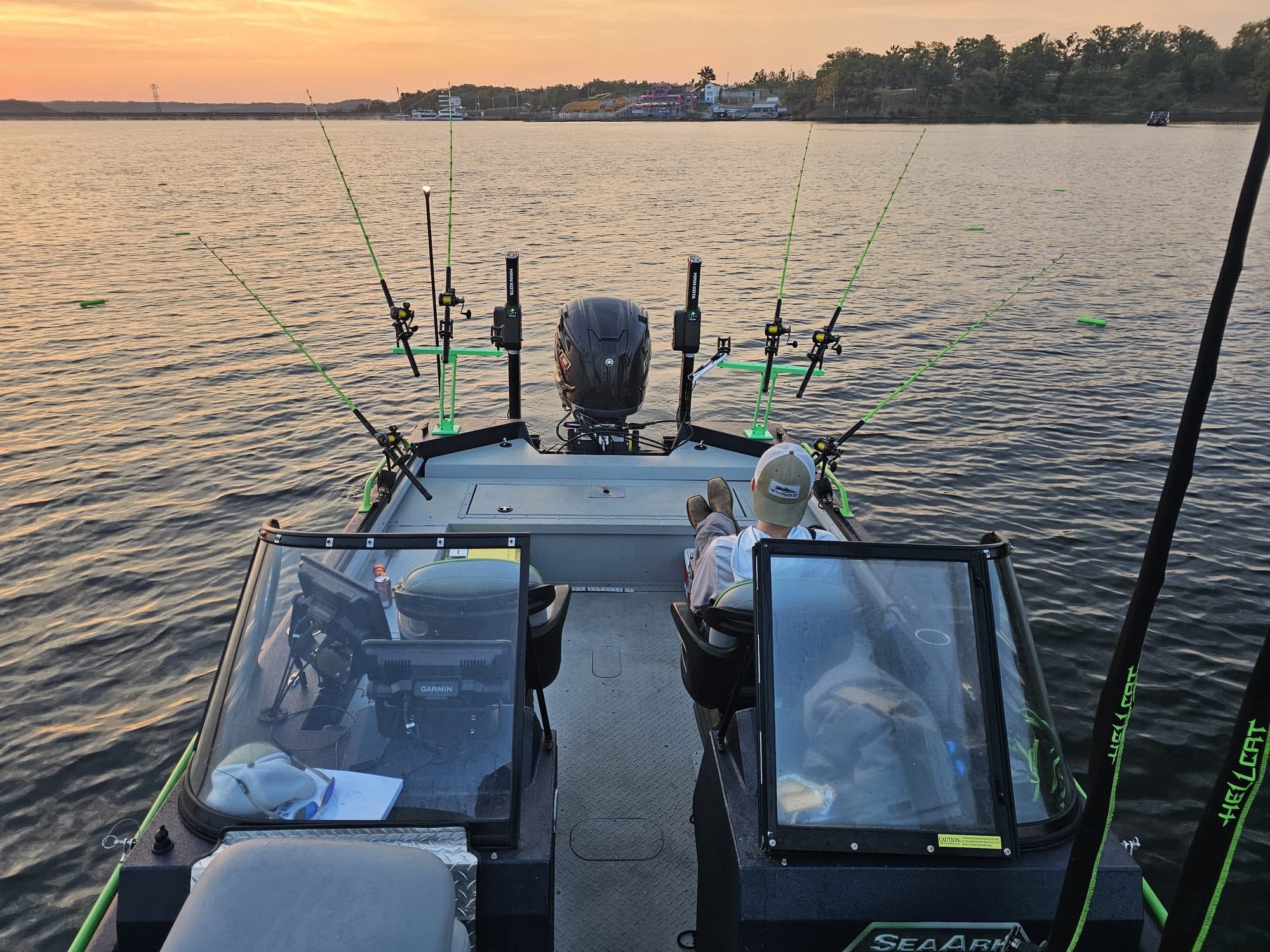 Sunset trophy catfish catch